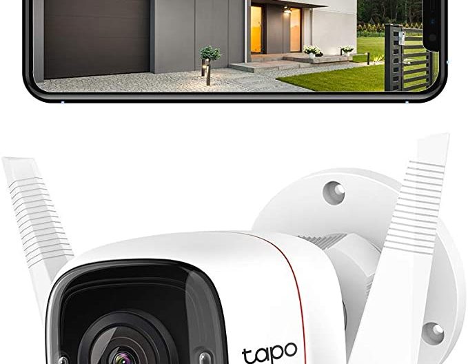 Tapo Caméra Surveillance WiFi extérieur TAPO C310, 2K(3MP), étanche IP66,  vision nocturne, Détection de personne et alarme sonore, Compatible avec